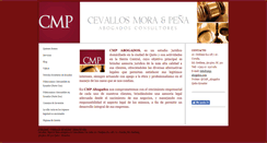 Desktop Screenshot of cmp-abogados.com